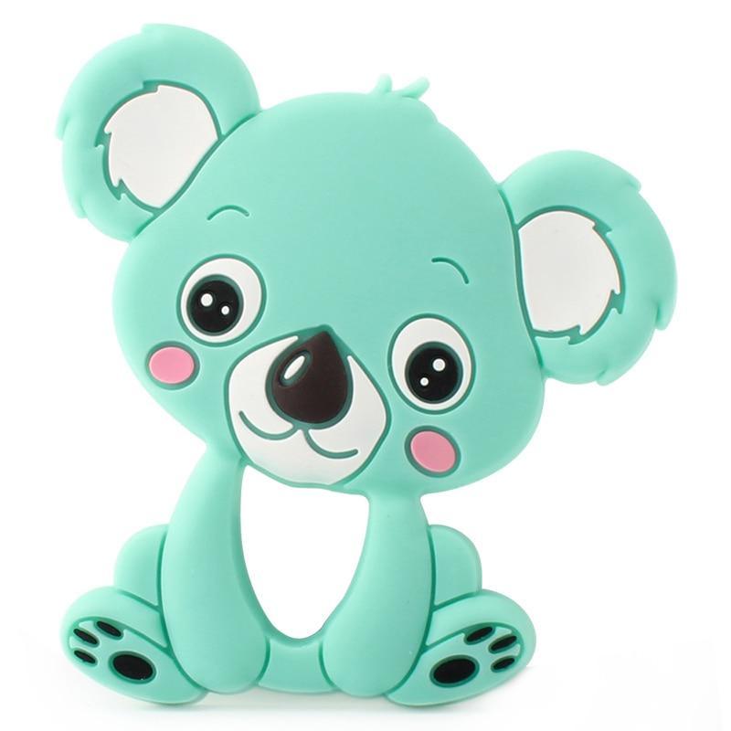 Animal Silicone Baby Teethers: Set of 2
