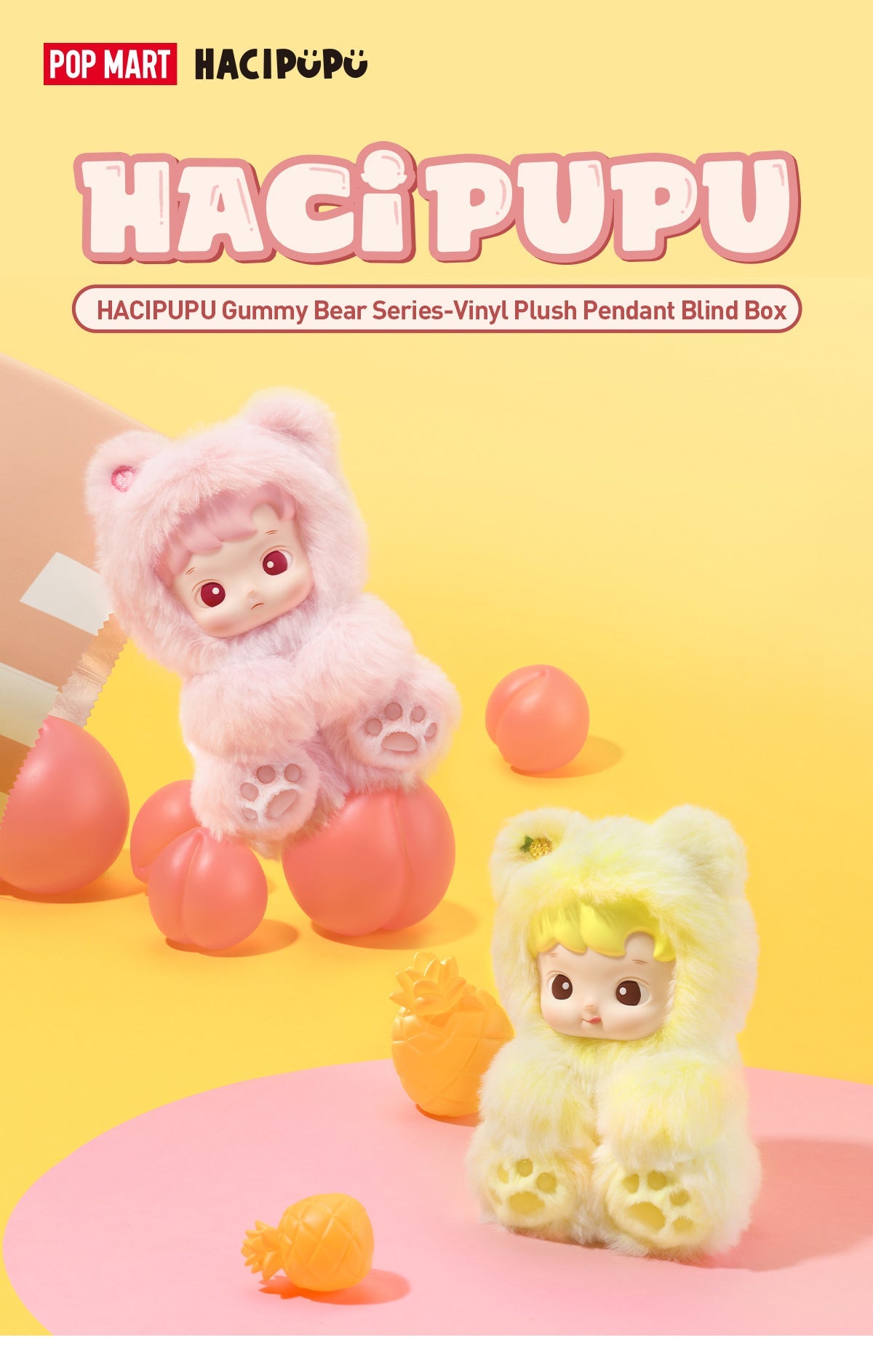 Hacipupu Gummy Bear Series - Vinyl Plush Pendant