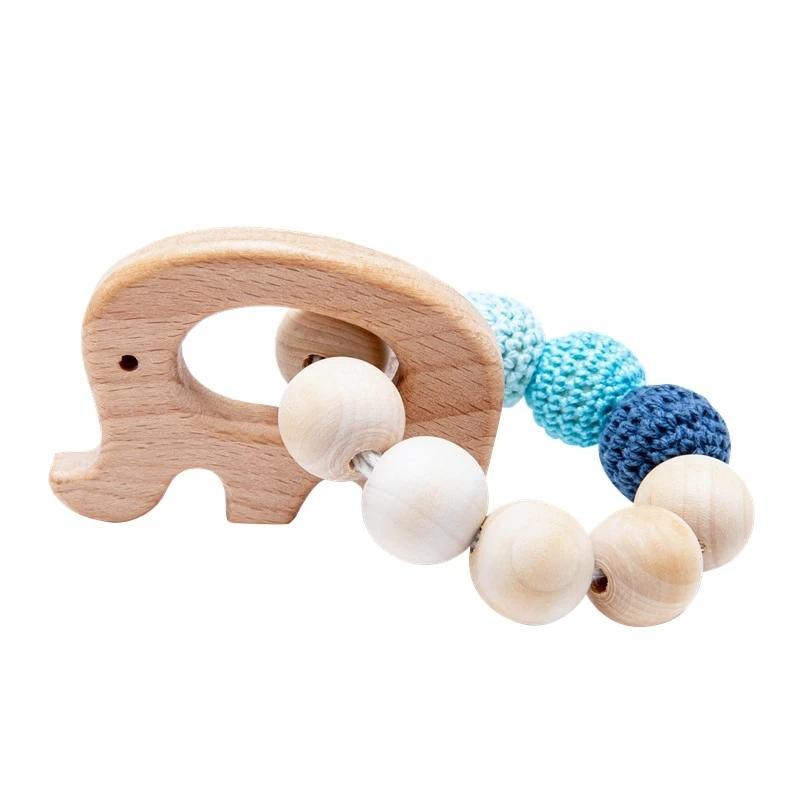 Hedgehog Wooden Ring Teether