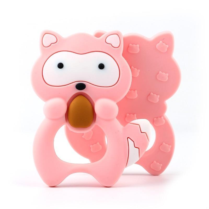Animal Silicone Baby Teethers: Set of 2