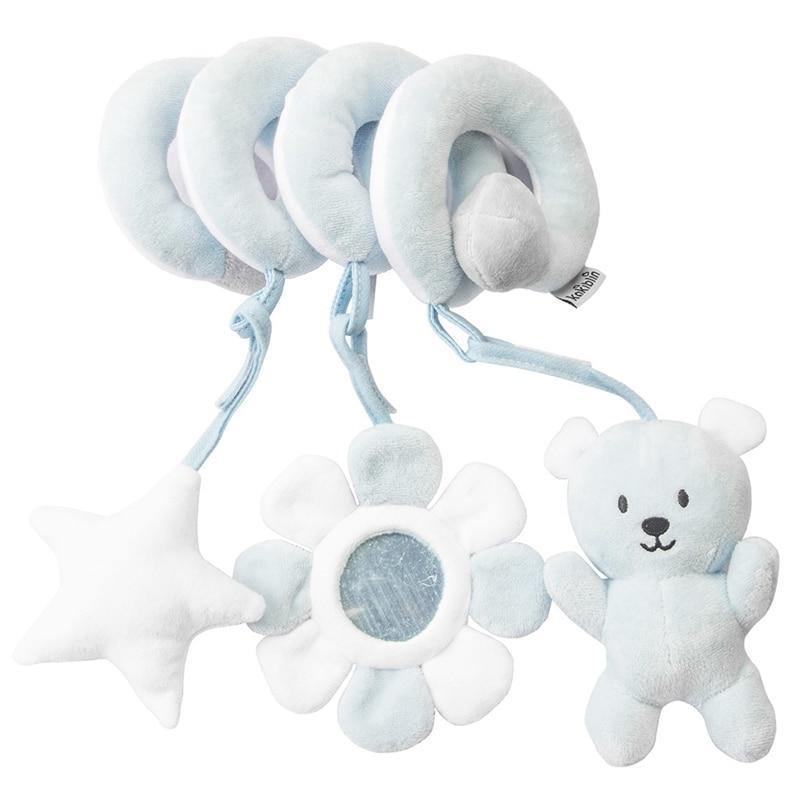 Animal Friends Spiral Stroller Rattle