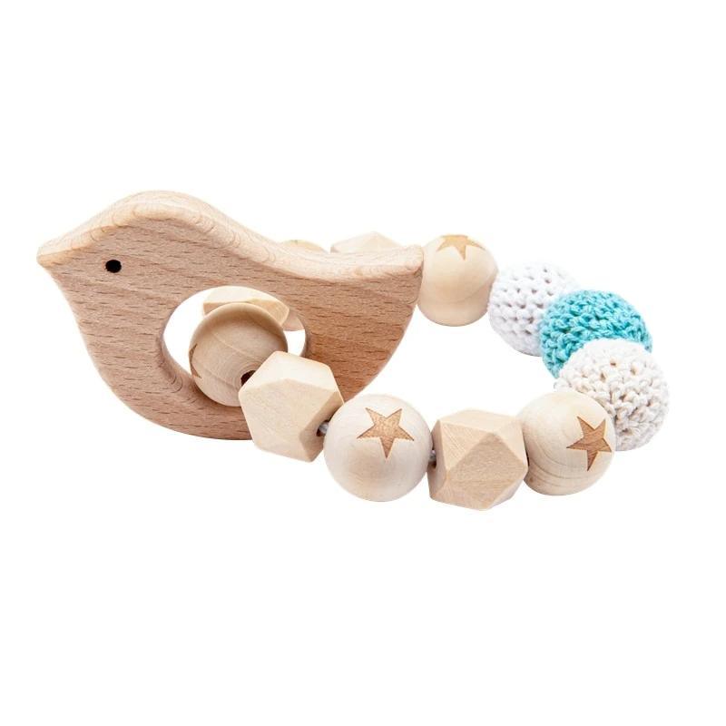 Hedgehog Wooden Ring Teether