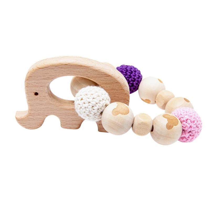 Hedgehog Wooden Ring Teether