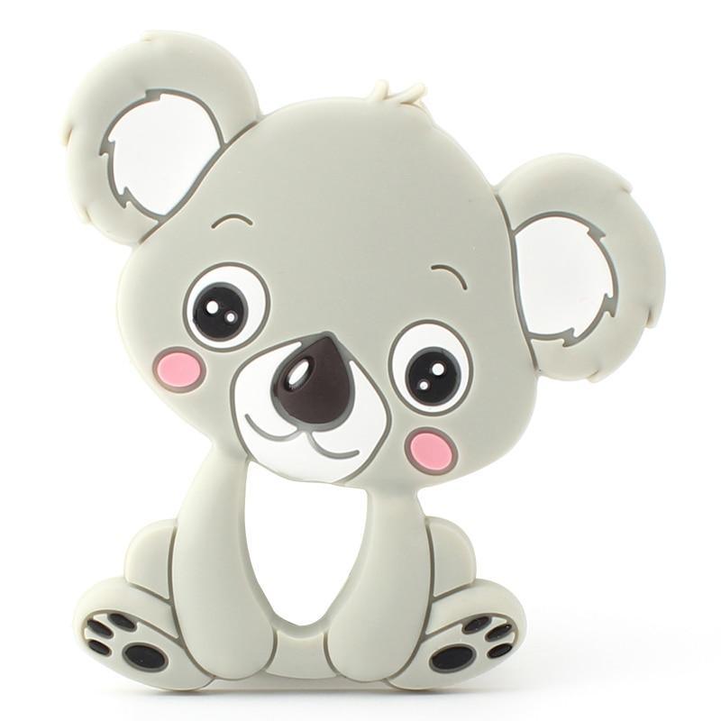 Animal Silicone Baby Teethers: Set of 2