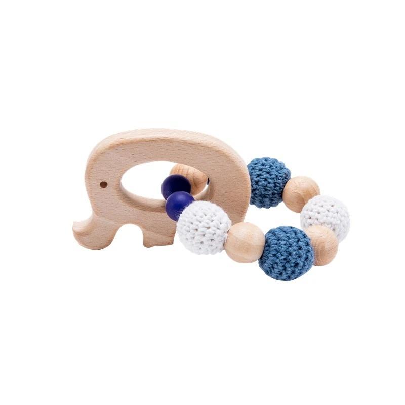 Hedgehog Wooden Ring Teether