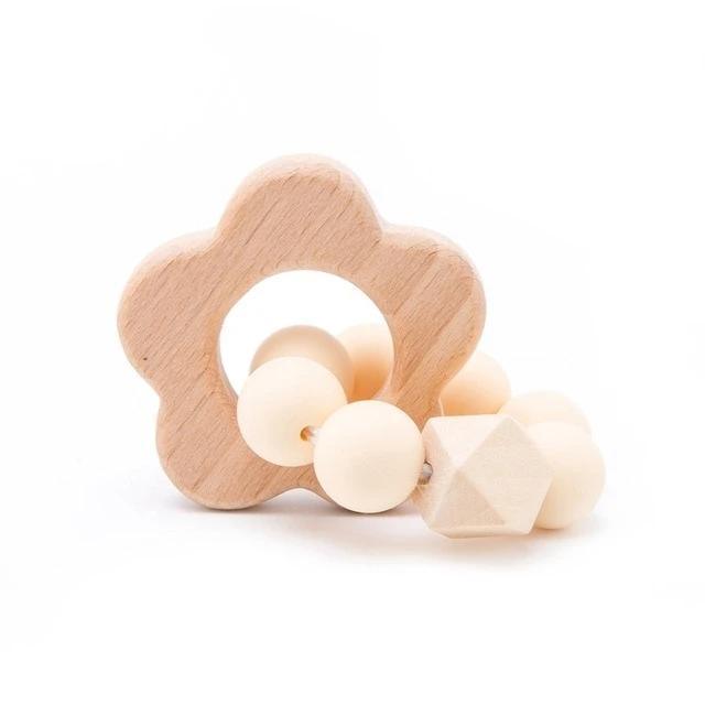 Hedgehog Wooden Ring Teether