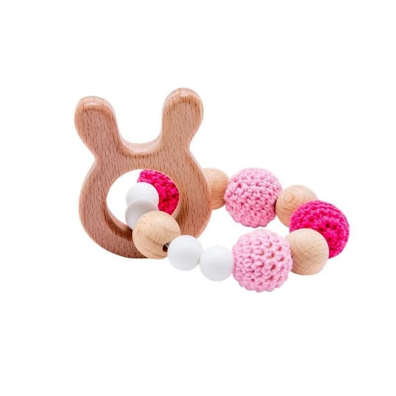 Hedgehog Wooden Ring Teether