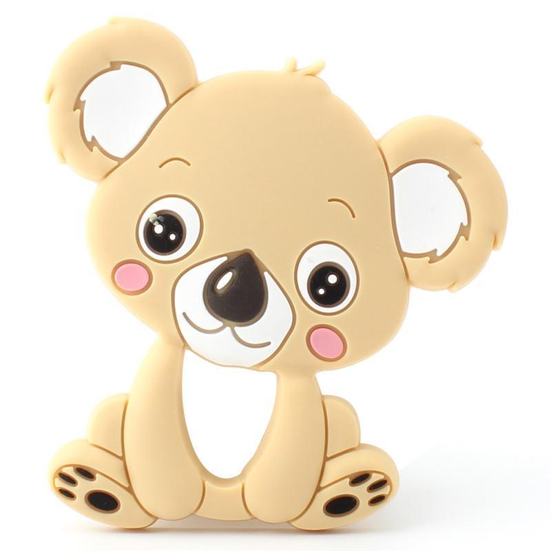 Animal Silicone Baby Teethers: Set of 2