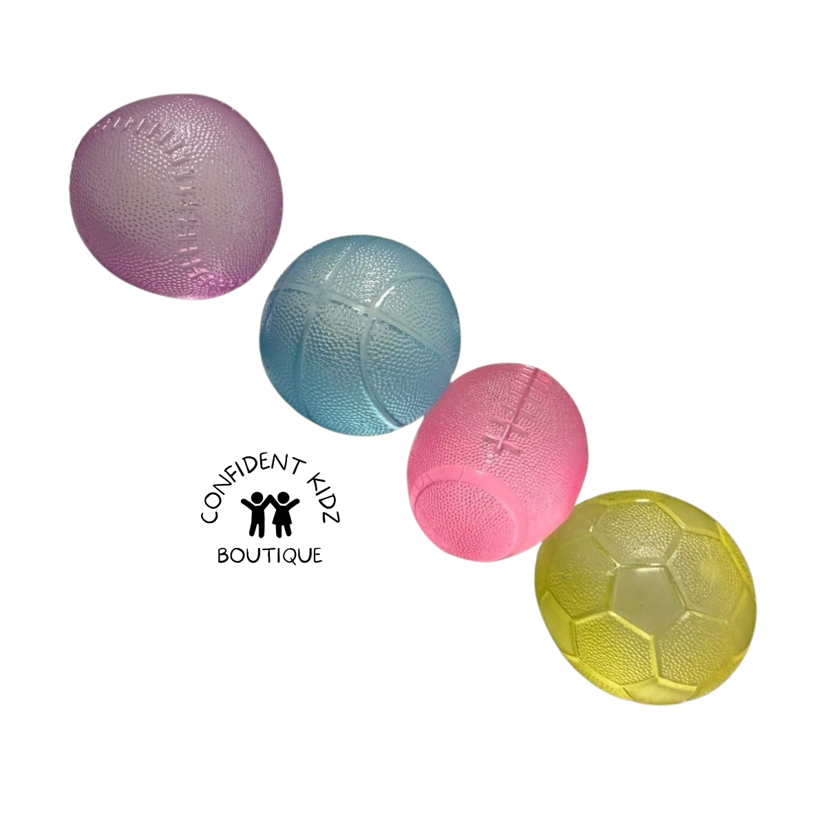 Mini Sports Ball Maltose Squishy Toy, 4 Styles - product photo