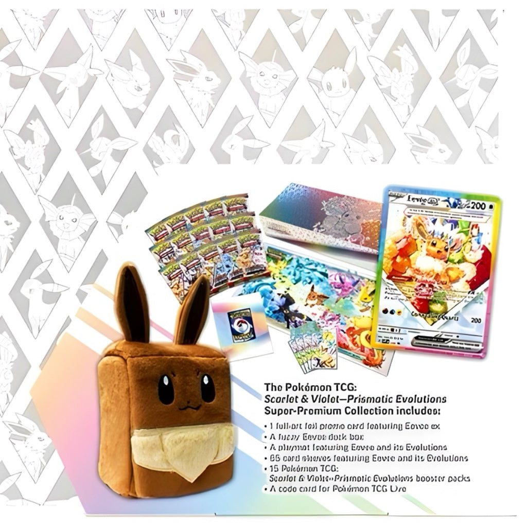 Pokémon Scarlet and Violet 8.5 Prismatic Evolutions Super-Premium Collection