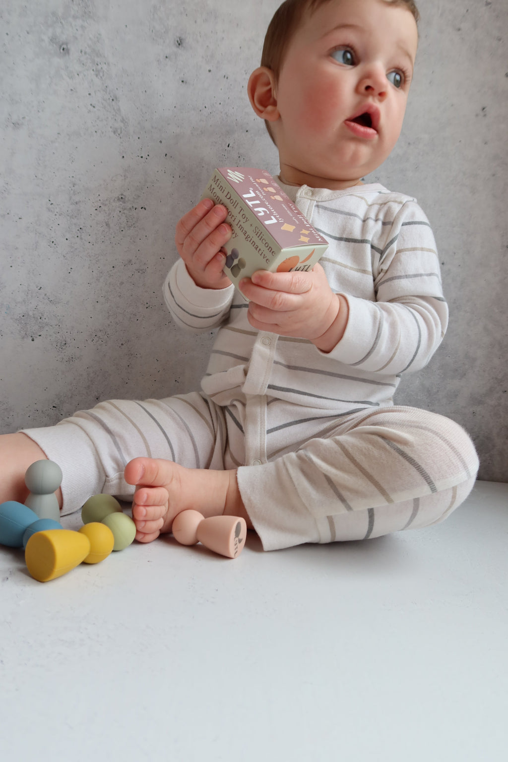 Mini Silicone Peg Dolls – Set of 6 by LYTL®, image 4 of 7