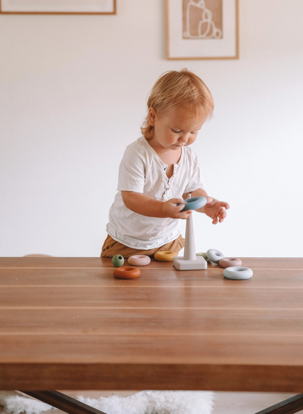 Silicone Ring Stacking Toy – 10 Pieces by LYTL®, image 4 of 8