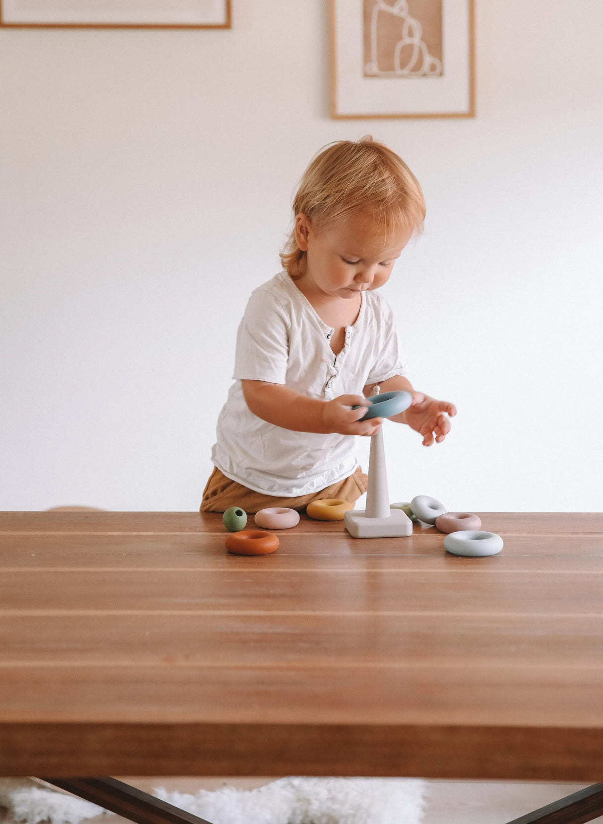 Silicone Ring Stacking Toy – 10 Pieces by LYTL®, image 4 of 8