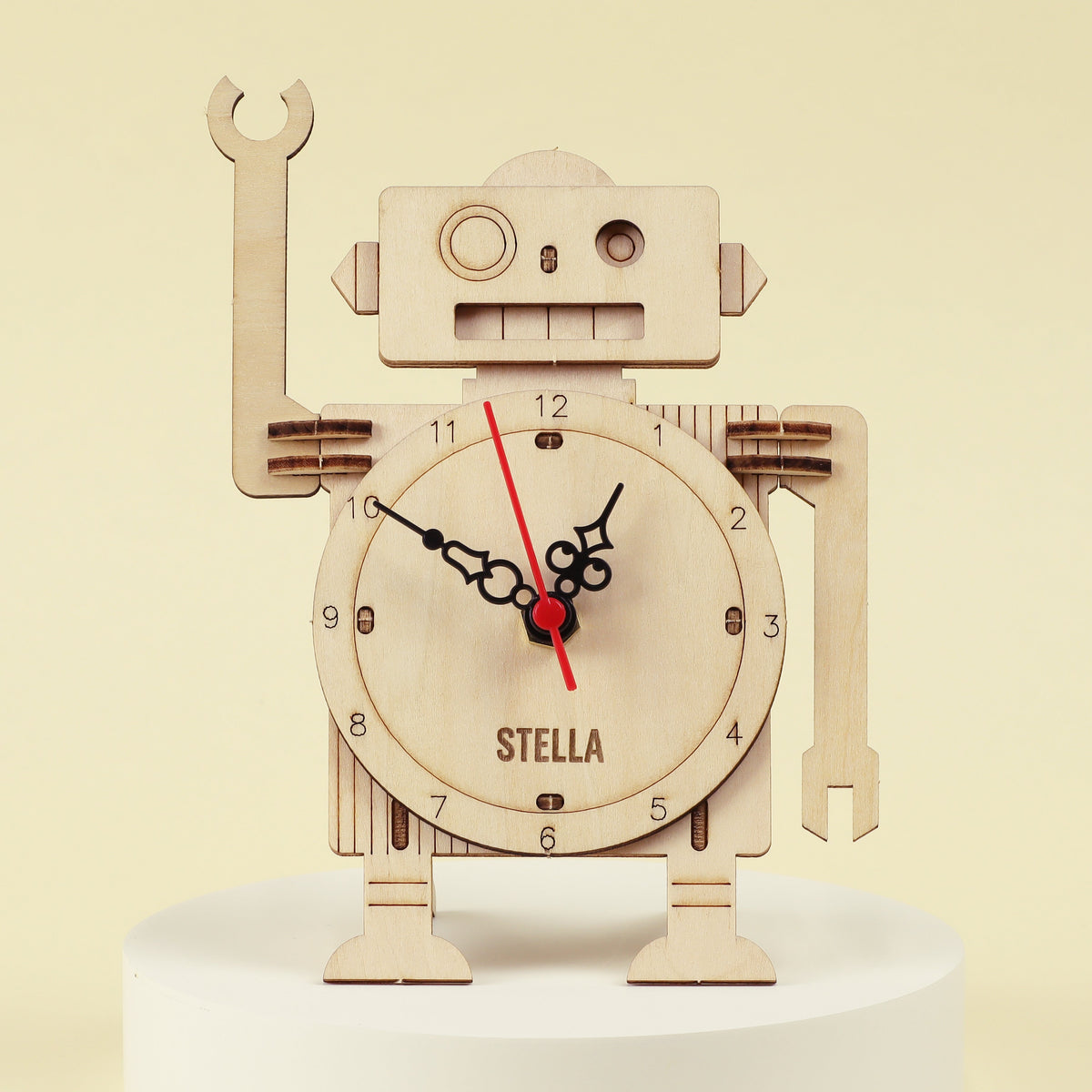 Robot Clock DIY STEM Kit by Kitsville, image 5 of 7