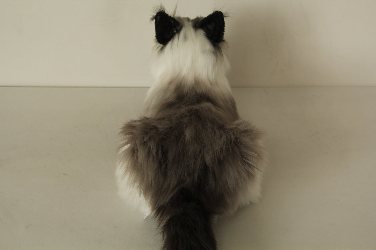 Longhair Siamese Weighted Cat Plush – Handmade Plush by Chongker, image 4 of 6