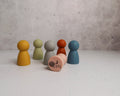 Mini Silicone Peg Dolls – Set of 6 by LYTL®, image 1 of 7