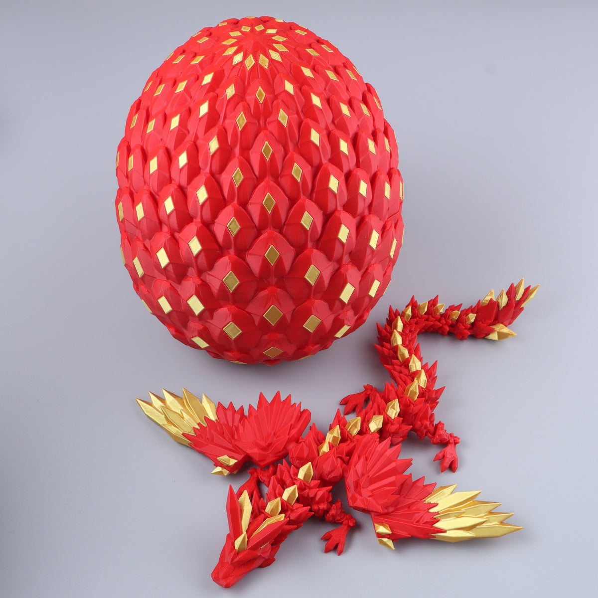 Crystal Wing Dragon Articulated 3D Fidget Toy by Crafts 3D, image 27 of 30