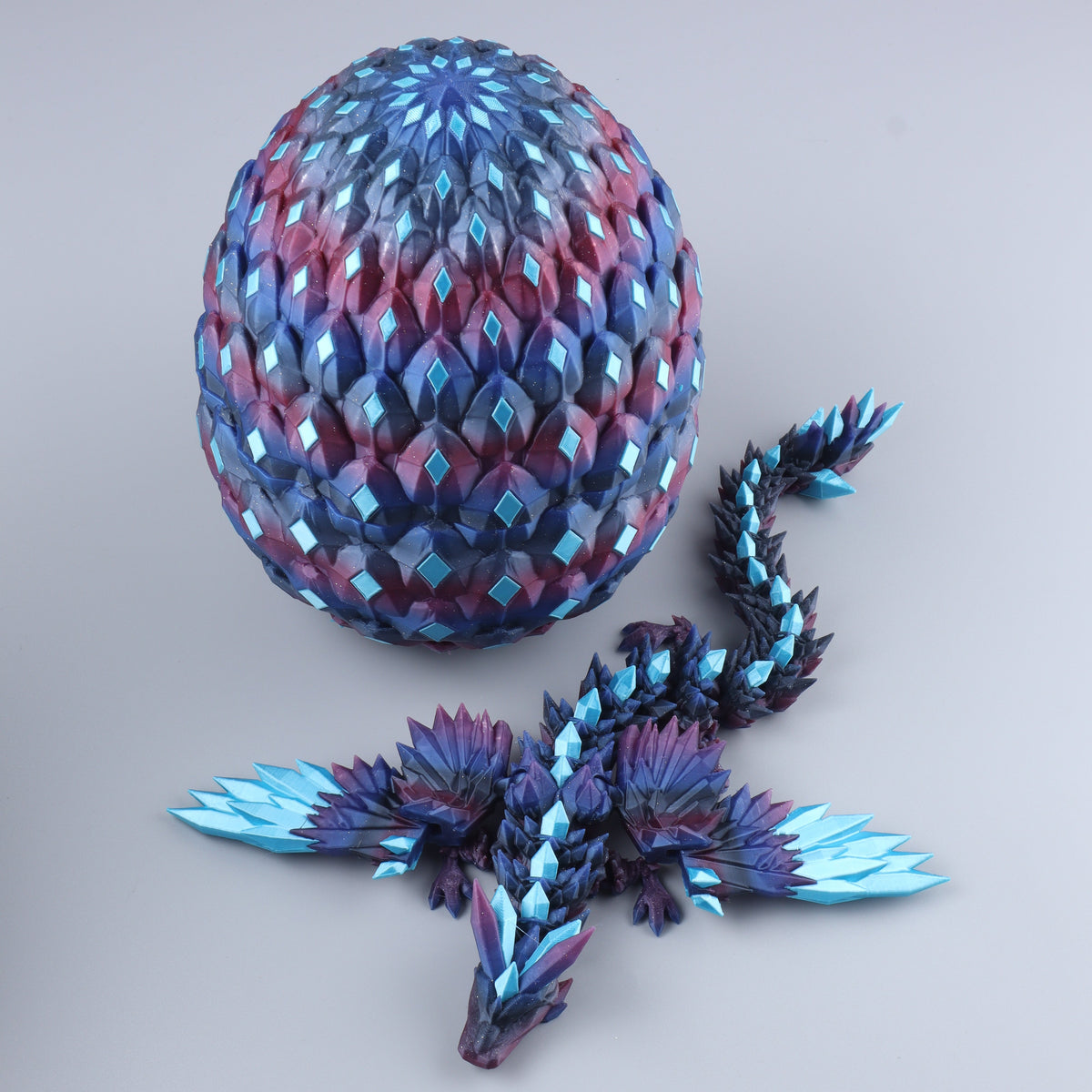 Crystal Wing Dragon Articulated 3D Fidget Toy by Crafts 3D, image 26 of 30