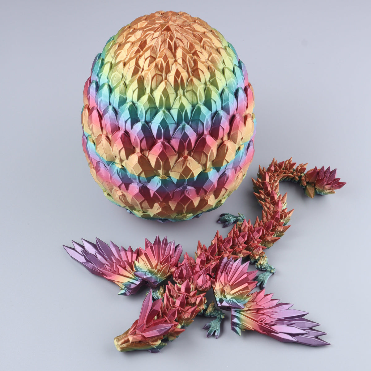 Crystal Wing Dragon Articulated 3D Fidget Toy by Crafts 3D, image 22 of 30