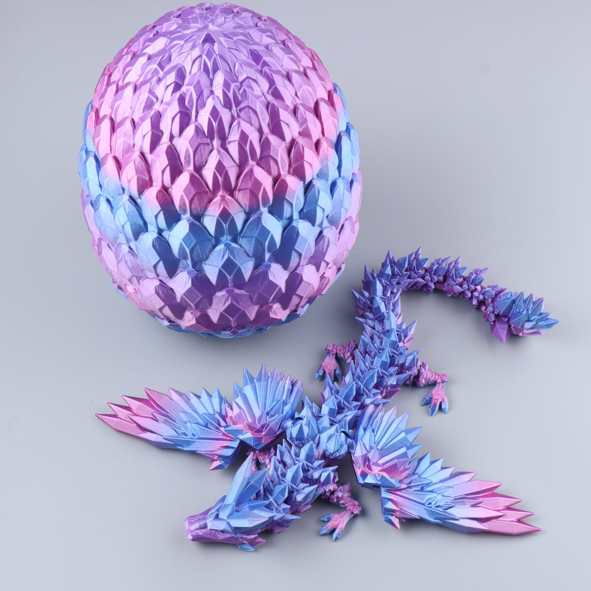 Crystal Wing Dragon Articulated 3D Fidget Toy by Crafts 3D, image 30 of 30