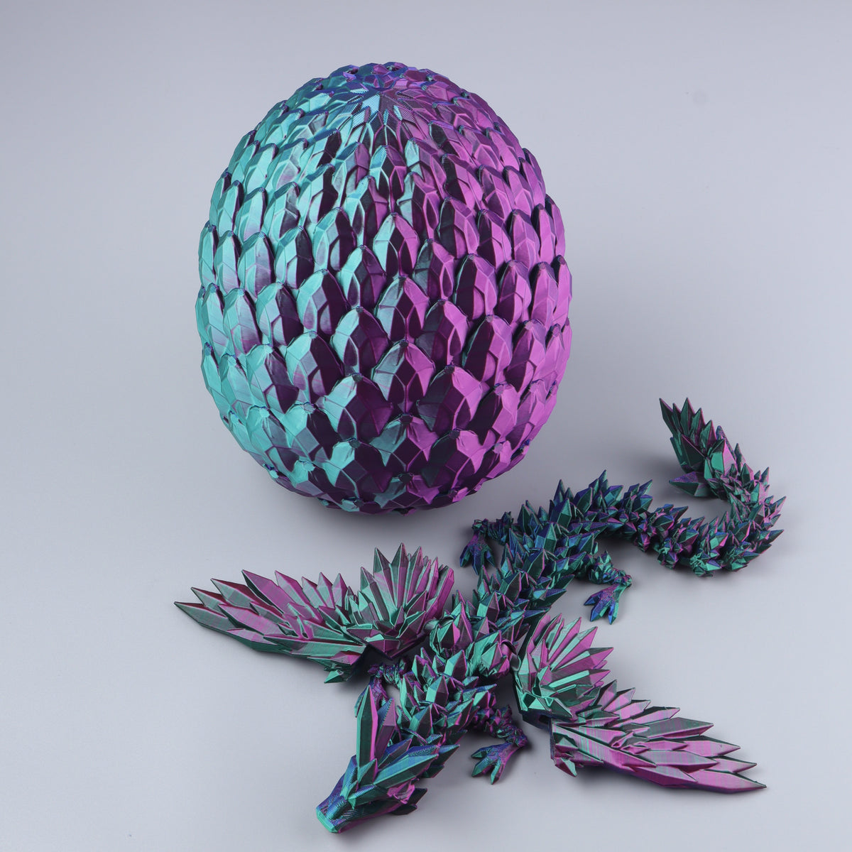 Crystal Wing Dragon Articulated 3D Fidget Toy by Crafts 3D, image 25 of 30
