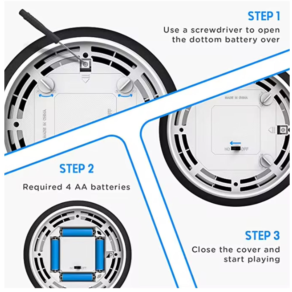 Indoor Hover Soccer Ball with LED Lights, Ages 6–12 - product photo