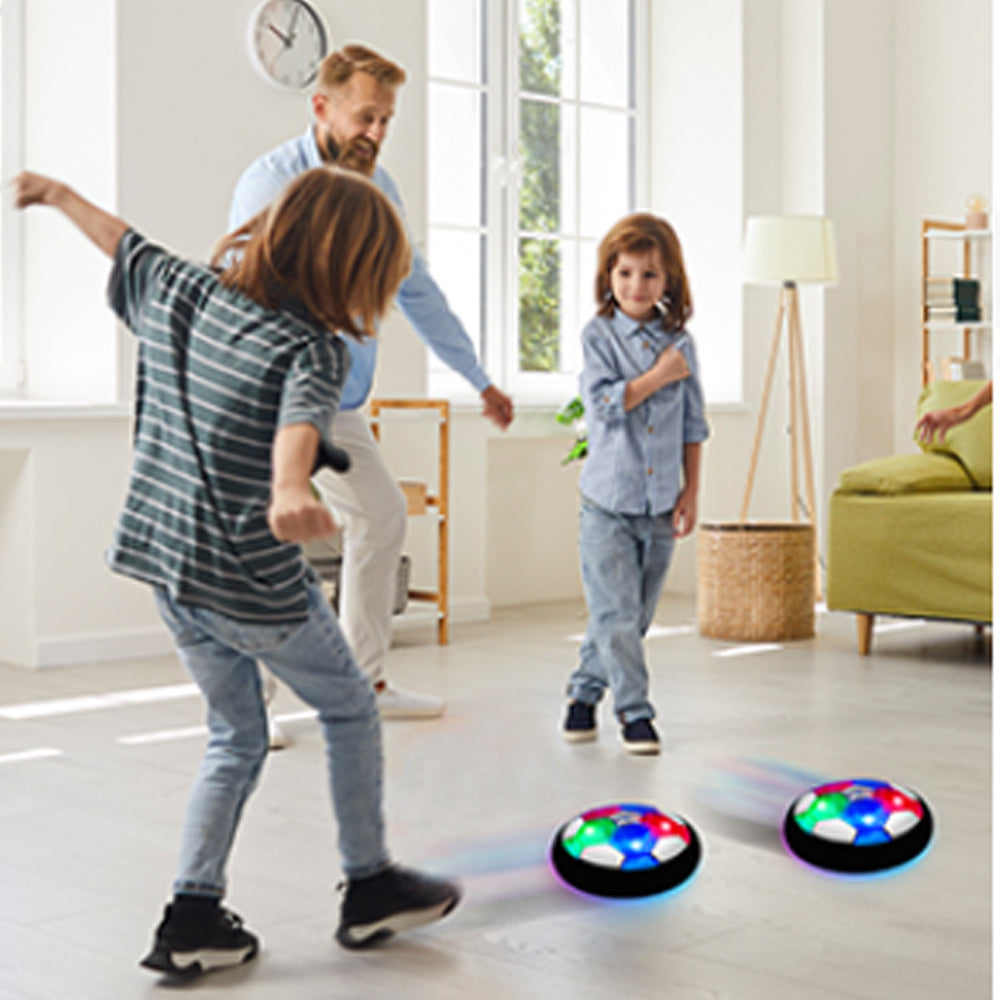 Indoor Hover Soccer Ball with LED Lights, Ages 6–12