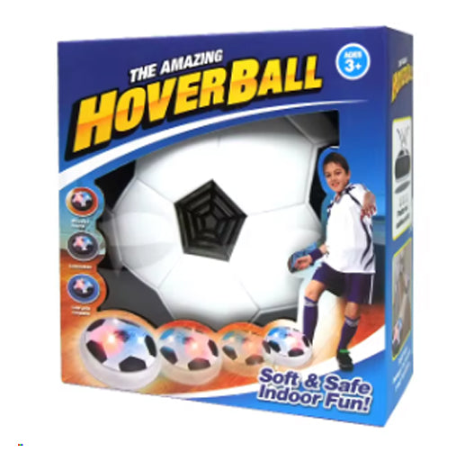 Indoor Hover Soccer Ball with LED Lights, Ages 6–12