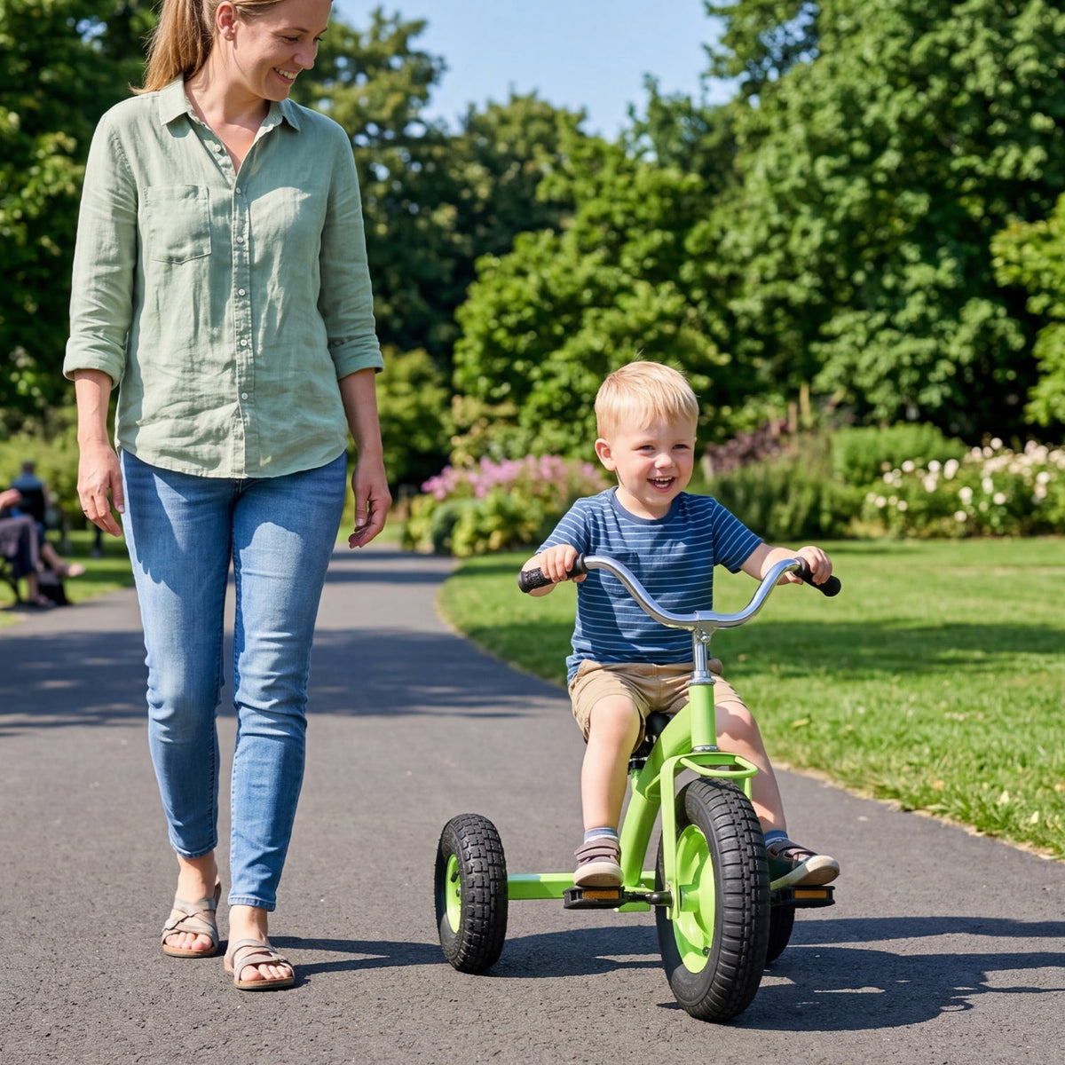 Little Explorer Steel Bike with Inflatable Tires
