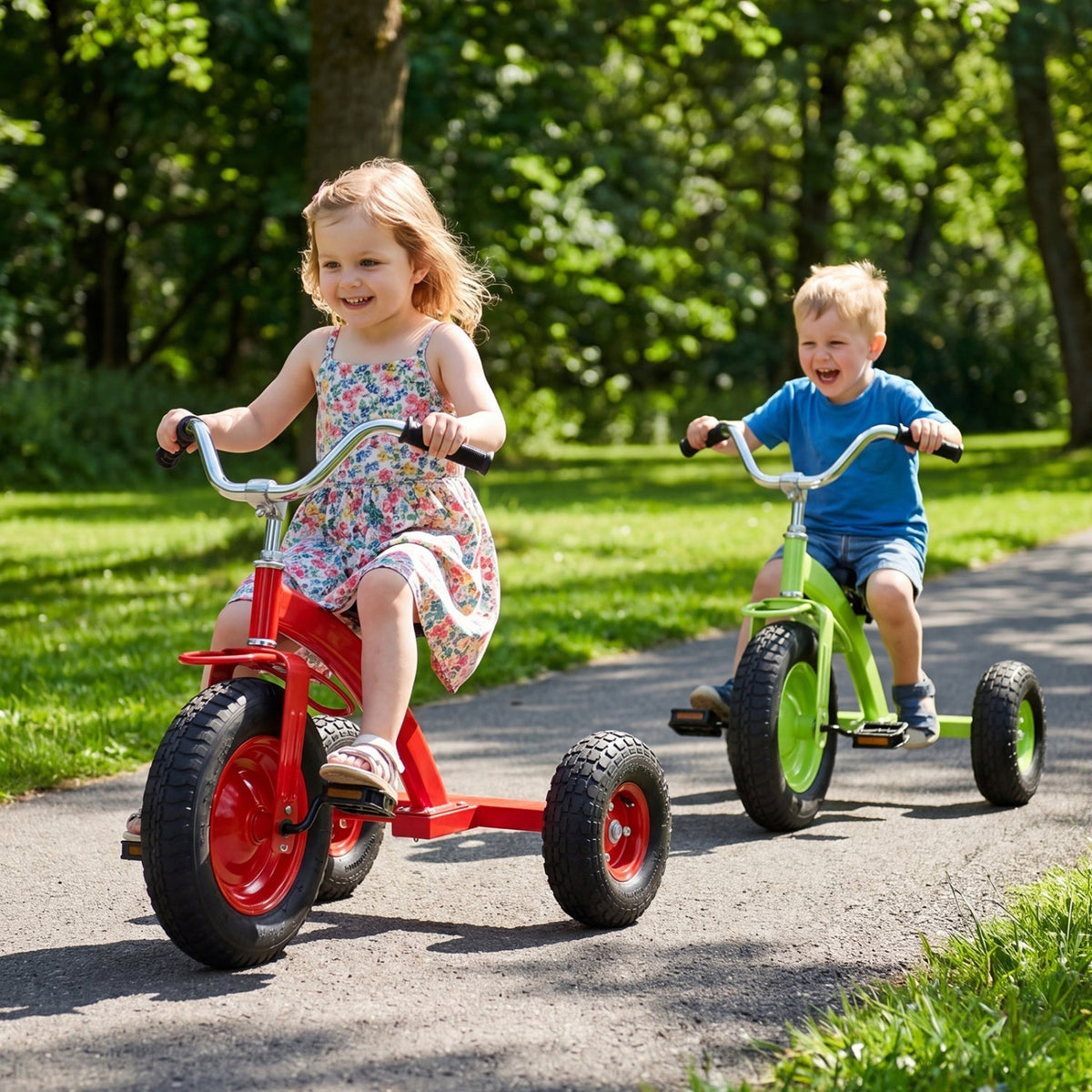 Little Explorer Steel Bike with Inflatable Tires