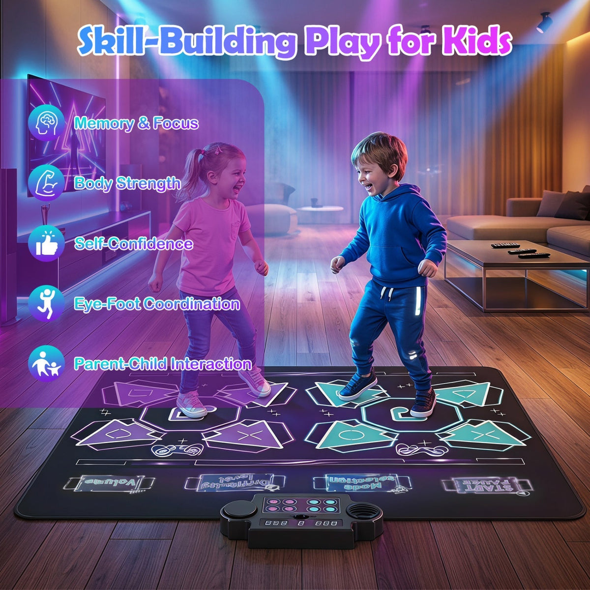 Twinkle Toes Light-Up Dance Mat