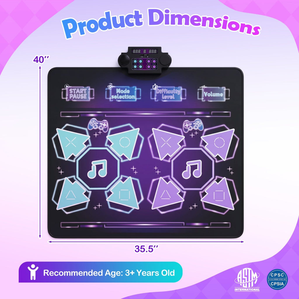 Twinkle Toes Light-Up Dance Mat