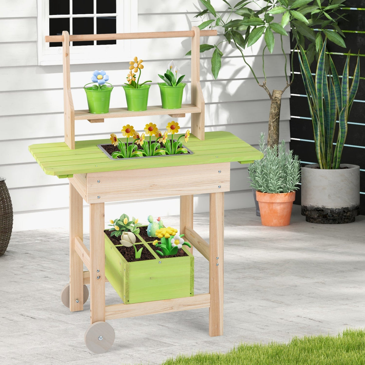 Garden Chef Mud Kitchen with Planting Trough