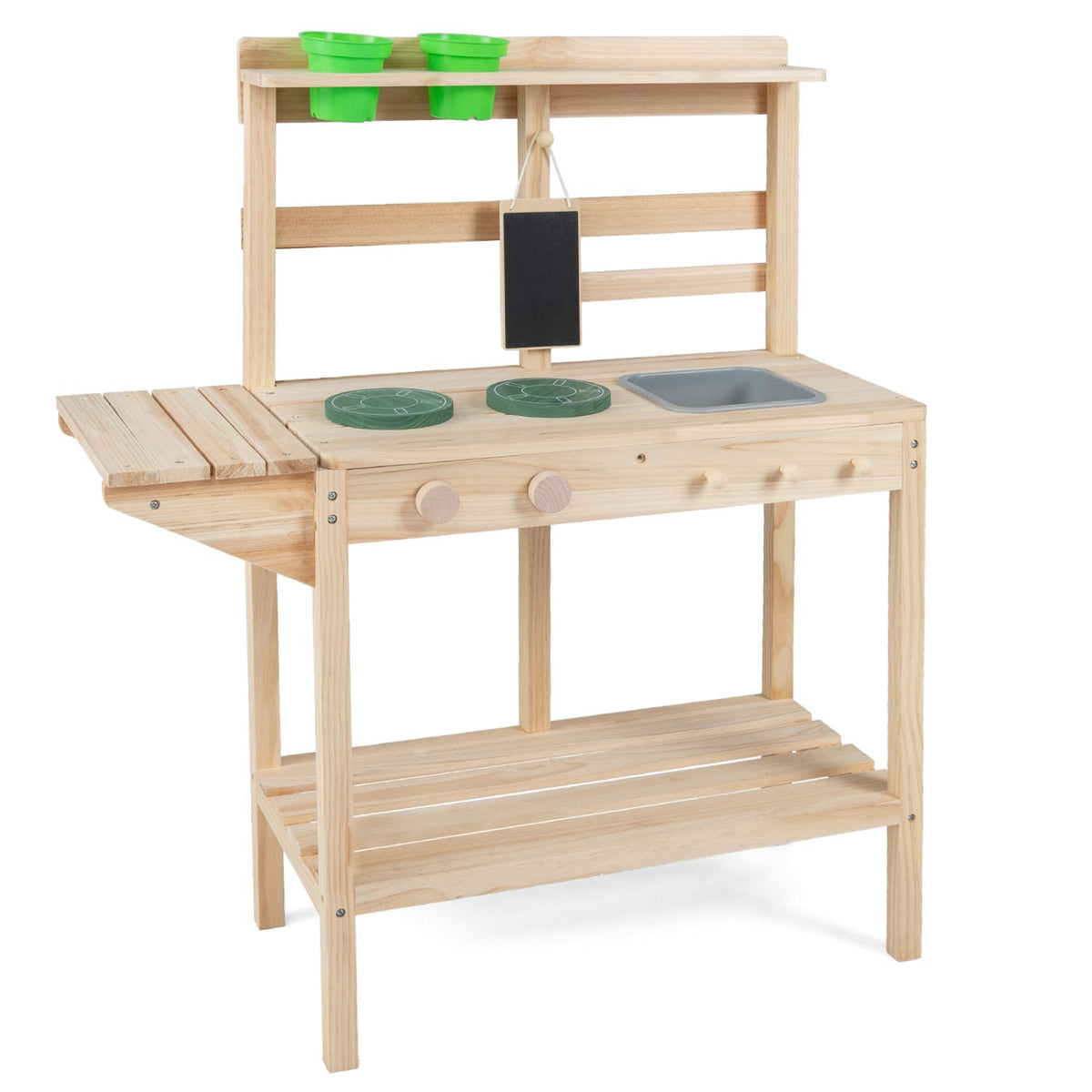 Little Chef Wooden Play Kitchen — Ages 3+
