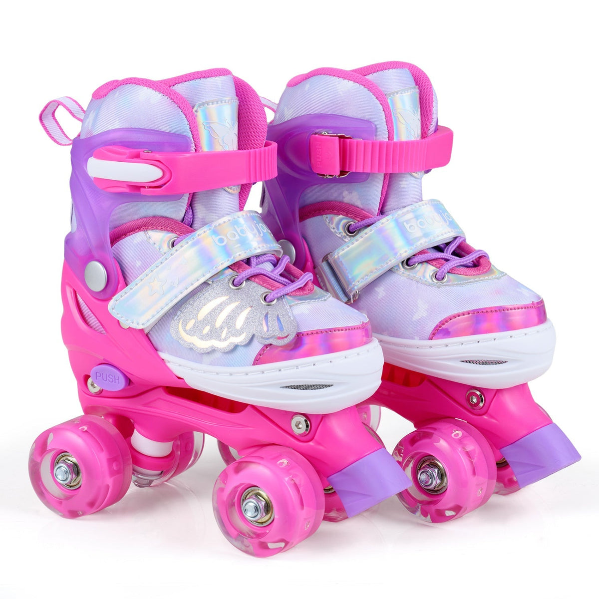 Twinkle Wheels Light-Up Kids Roller Skates