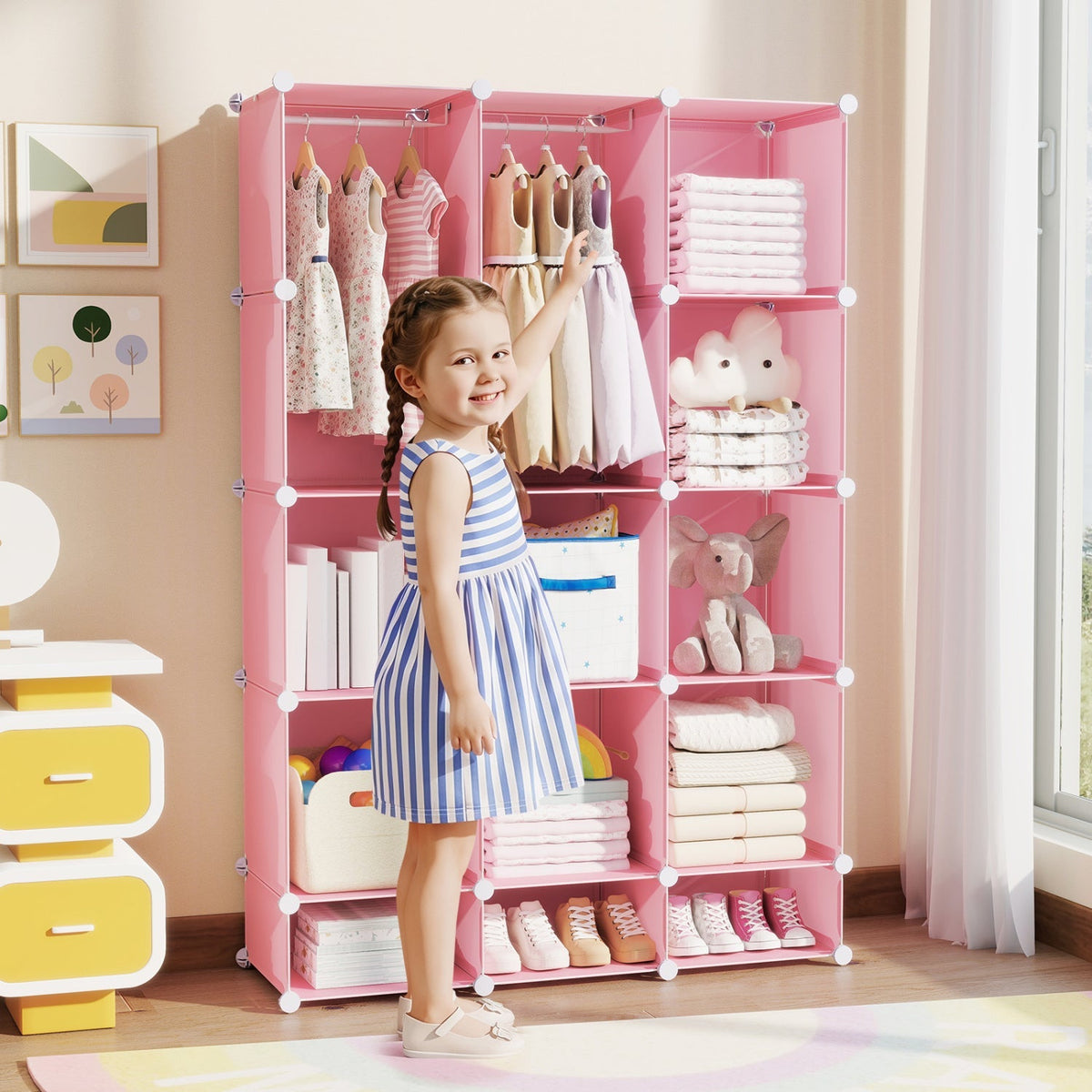 Dress-Up Dreams 13-Cube Kids Wardrobe