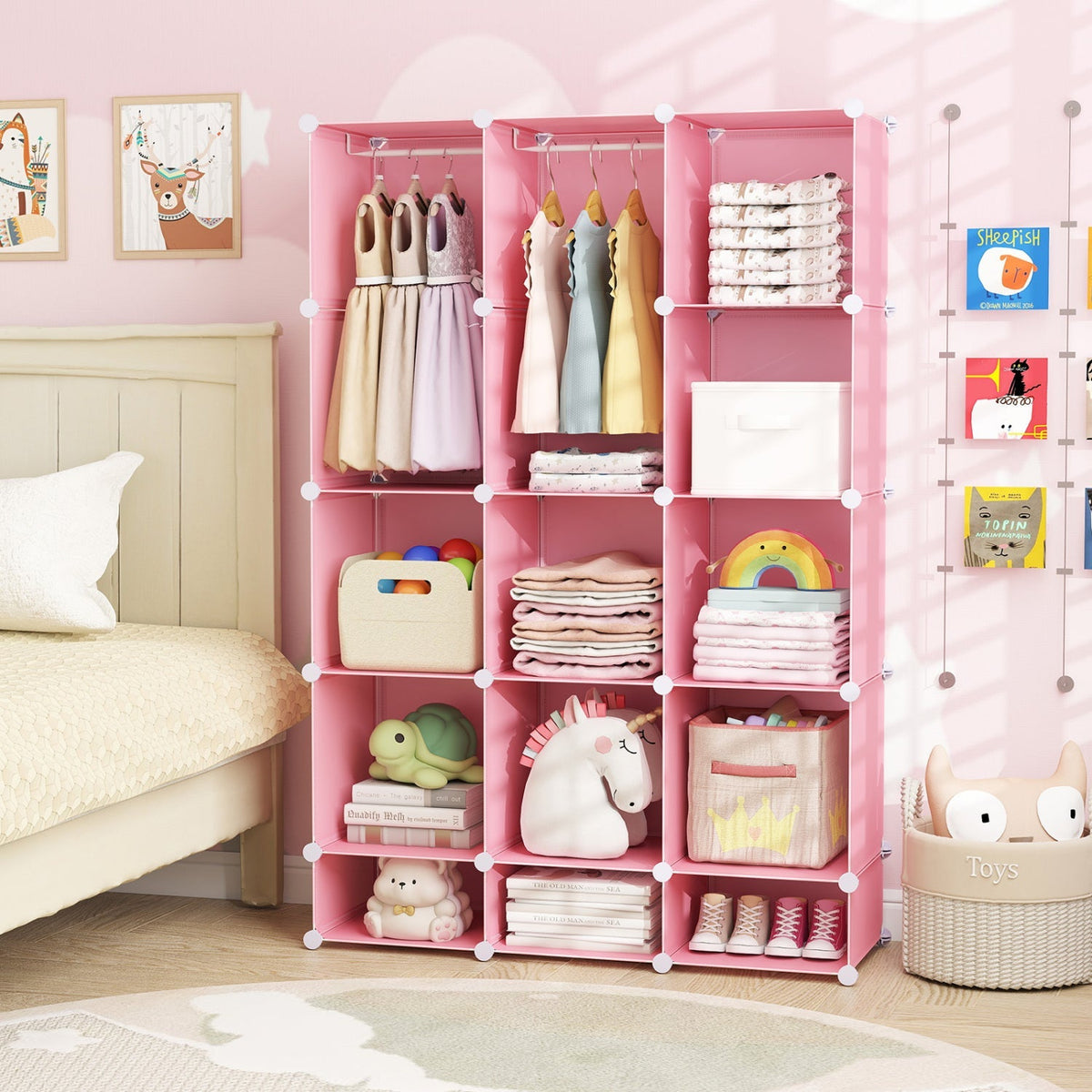 Dress-Up Dreams 13-Cube Kids Wardrobe