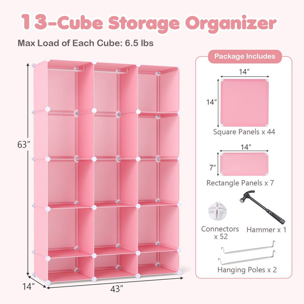 Dress-Up Dreams 13-Cube Kids Wardrobe