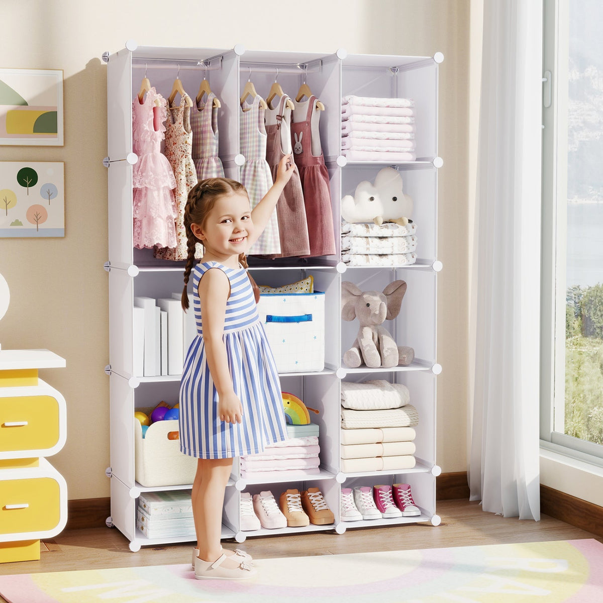 Dress-Up Dreams 13-Cube Kids Wardrobe