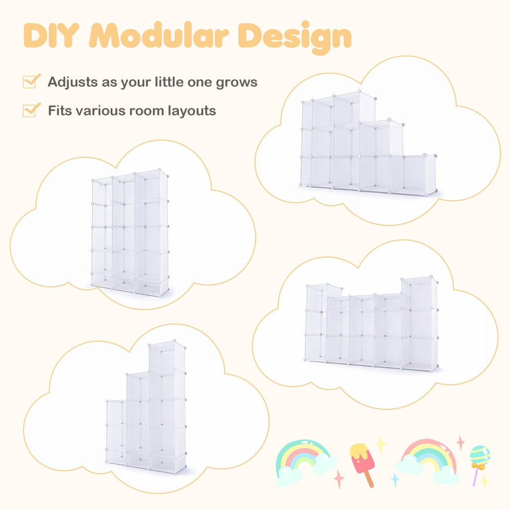 Dress-Up Dreams 13-Cube Kids Wardrobe