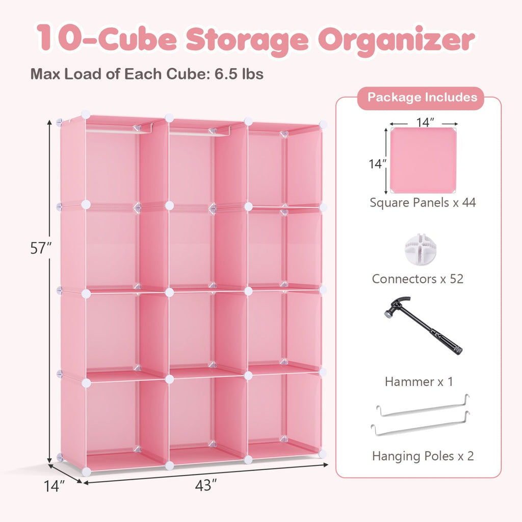 Dress-Up Dreams 10-Cube Kids Wardrobe