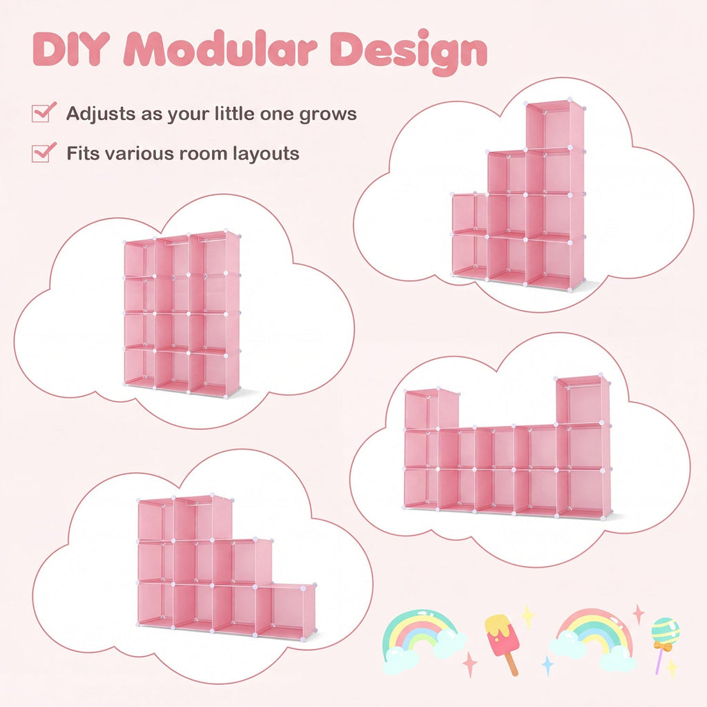 Dress-Up Dreams 10-Cube Kids Wardrobe