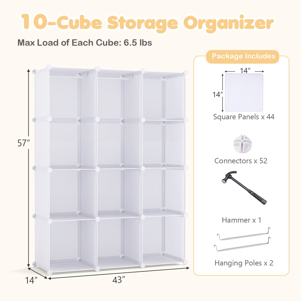 Dress-Up Dreams 10-Cube Kids Wardrobe