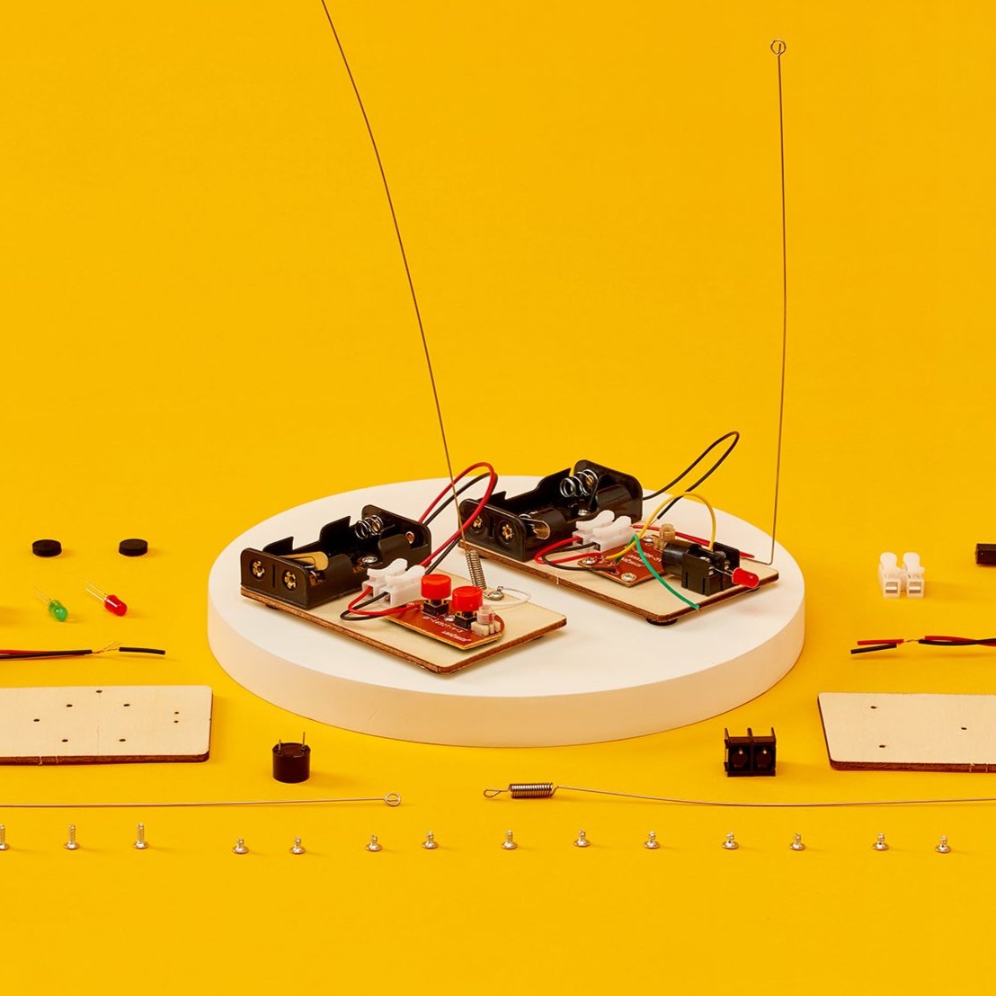 Morse Code Telegraph STEM Kit by Kitsville, image 1 of 5