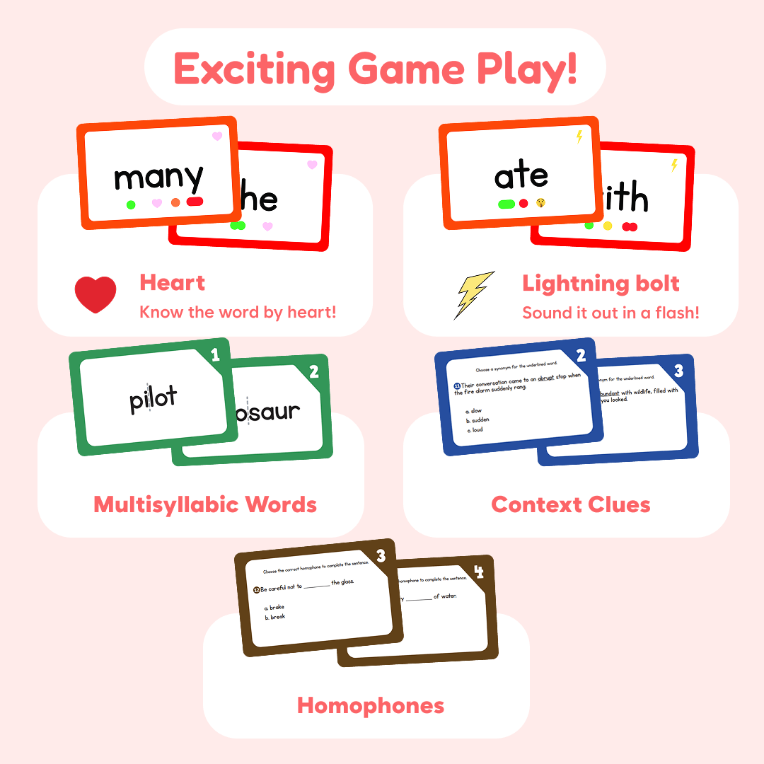 Sight Words + Expansion 3-5 Card Packs — product photo 4 of 7