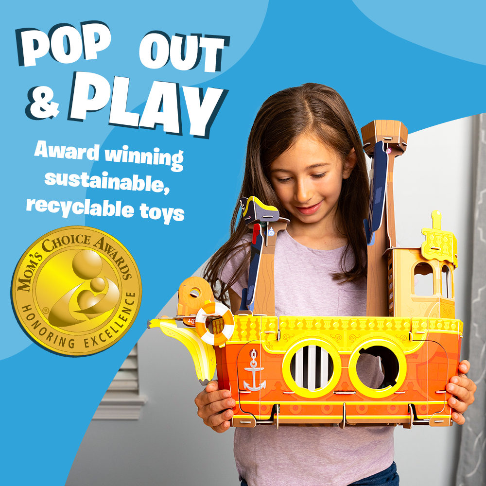 Banana-Rama Pirate Ship: Plucky Pirates Buildable Playset