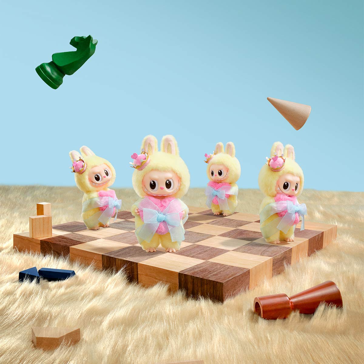 THE MONSTERS - Let's Checkmate Series - Vinyl Plush Hanging Card