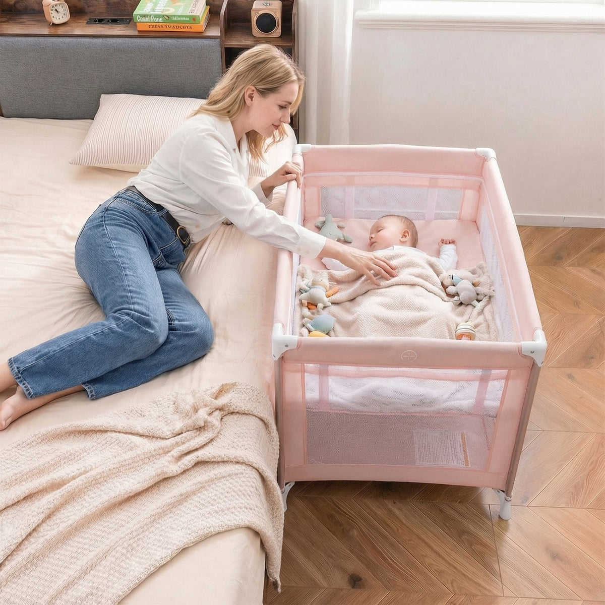 Little Sprouts Folding Travel Crib & Playard