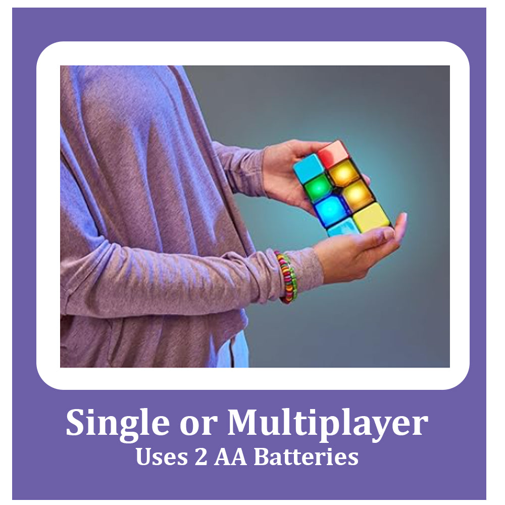 Electronic Flip, Slide & Match Memory Cube, 4 Game Modes - product photo