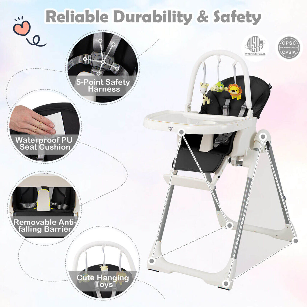 Little Sprouts 4-in-1 Folding High Chair